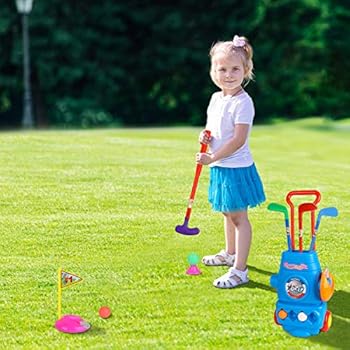 Meland Kids Golf Club Set Toddler Golf Ball Game Play Set Sports Toys Gift For Boys Girls 2 3 4 5 6 Year Old Buy Online At Best Price In Uae Amazon Ae