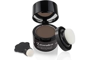 Luxecolors Root Touch Up Powder (Medium Brown) for Thinning Hair Concealer, Gray Coverage, Eyebrows Powder, Bald Spot Root Cover Up for Women