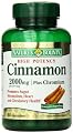 Nature's Bounty High Potency Cinnamon 2000mg Plus Chromium 400mcg (300 Count)