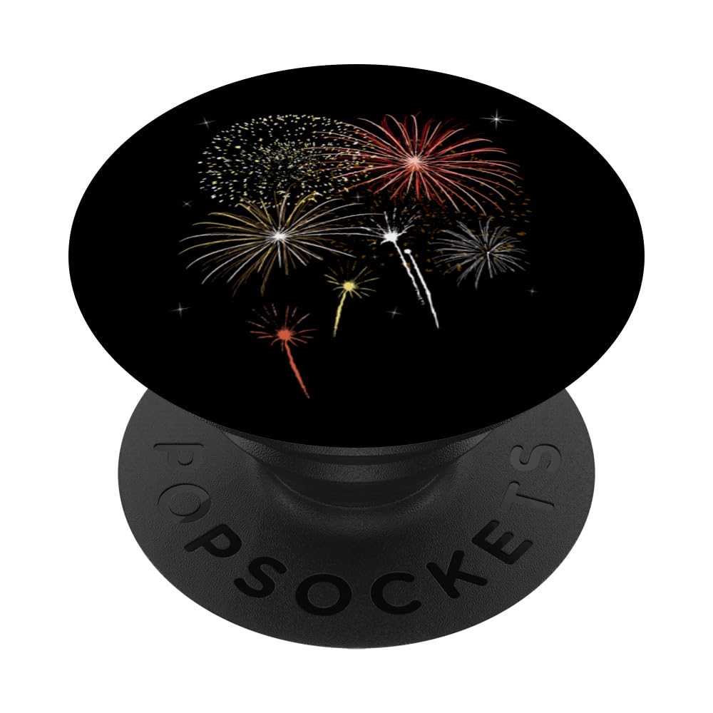 Fireworks Pyro Firecracker Costume Countdown to the New Year PopSockets Swappable PopGrip