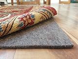 100% Felt Rug Pad - SAFE for all floors - Extra Thick - 9' x 12' - Add Cushion, Comfort and Protection