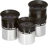 7.5mm 12.5mm 20mm Set Sirius Plossl Eyepieces