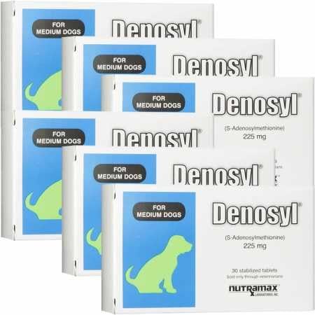 Denosyl 6 Pack for dogs over 25 lbs (180 tablets) 225 mg