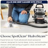BISSELL SpotClean HydroSteam 1000W Portable Stain Cleaner Black Copper view 14