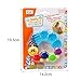Baby First Soothing Teether Toys - Wishtime Baby Silicon Smoothing Freezer Teething Toys Caterpillar Links Water Filled Soft Chilled Teether for Baby, Infant, Newborn, BPA Free
