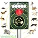 Wikomo Solar Powered Animal Repeller, Waterproof Outdoor Repeller with Ultrasonic Sound, LED Flashing Light and Motion Sensor for Cats, Dogs, Squirrels, Racoon Groundhog Skunk