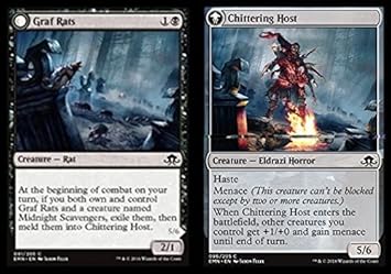 Amazon Com Magic The Gathering Graf Rats Chittering Host 091 5 Eldritch Moon Toys Games