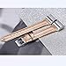 bayite Bands Compatible with Fitbit Charge 2, Slim Genuine Leather Band Replacement Accessories Strap Charge2 Women Men, Rose Gold Small