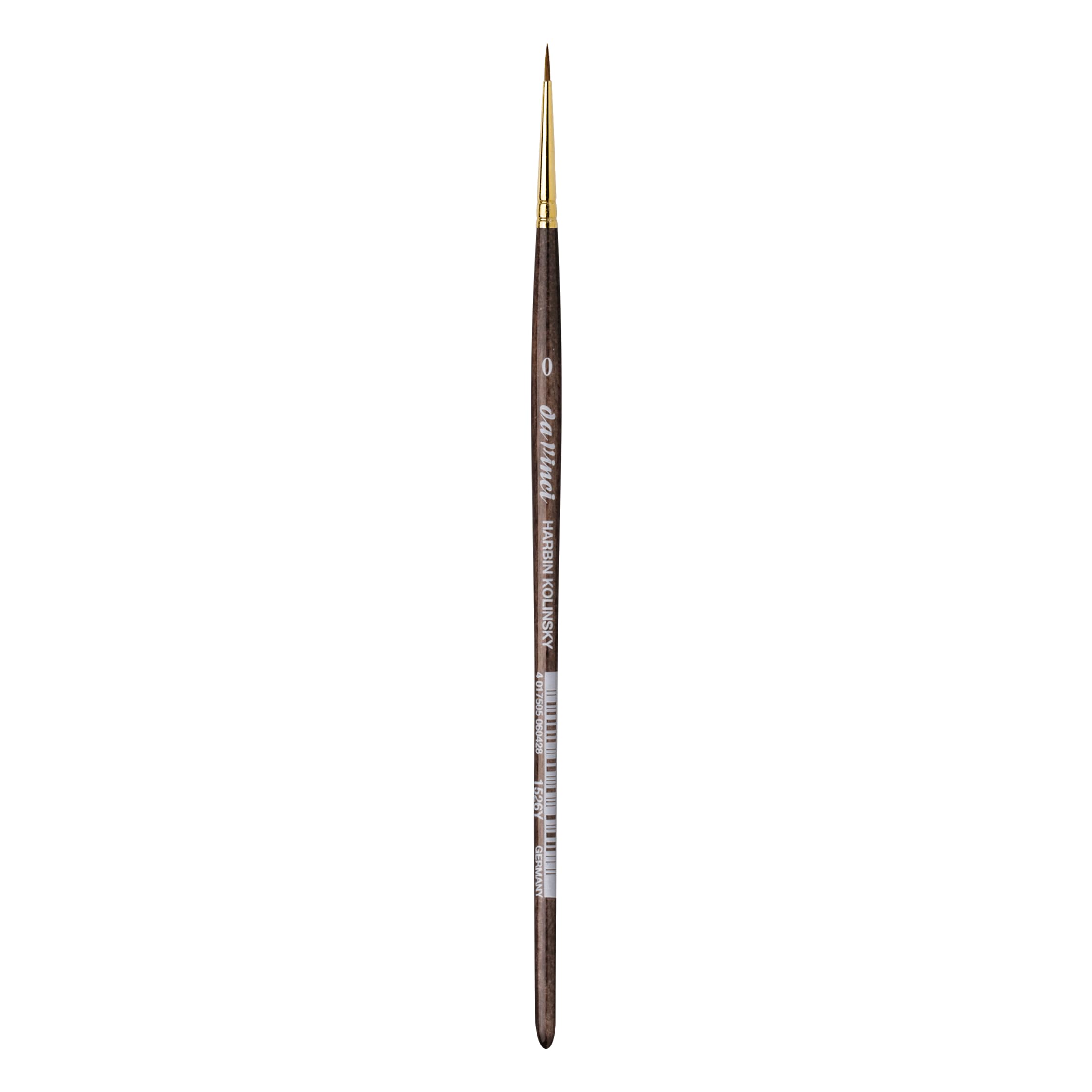 DA VINCI 1526Y Series Red Sable Water Colour Number 0 Brush, Bristle, Black, 18 x 0.09 x 30 cm