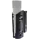 X2TKTACT Quick Draw Tactical Flashlight Holster, Rotatable Tactical Molle Light Holder for Duty Belt