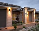 Long Life Lamp Company Black Stainless Steel Up Down Outdoor Wall Light IP65 view 6