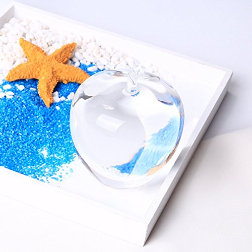 Crystal Apple Paperweight with Luxury Gift Box - 3(inch)-Crystal Statues and figurines - Home decoration-Gift for lover home office lover - Thumbnail 3