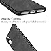 Salawat Compatible iPhone Xs Max Case, Slim PU Leather Vintage Shockproof Phone Case Cover Lightweight Premium Soft TPU Bumper Hard PC Protective Case for iPhone Xs Max 6.5inch 2018 (Black)