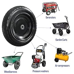 LotFancy 13” Flat Free Tire for Gorilla Cart, 2