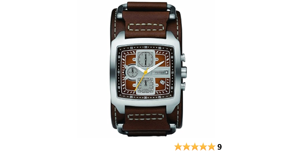 Brown Analog Dial Chronograph Watch 