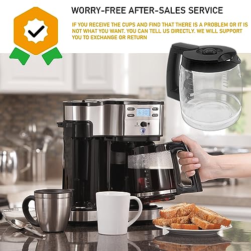 Replacement 12-Cup Glass Carafe, Compatible With Cuisinart Coffee Maker