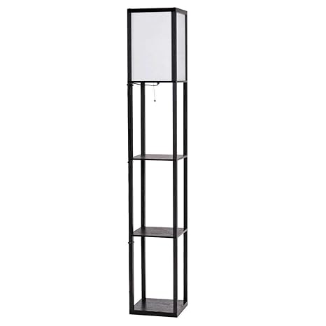 Modern Shelf Floor Lamp Lighting Home Living Room Bedroom With 3