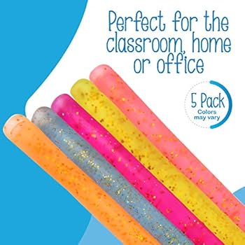 IMPRESA 5-Pack Glitter Monkey Noodle 