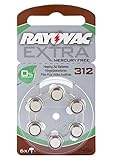 Rayovac Hearing Aid Batteries Size 312 - Pack of 30 + Free Battery Caddy