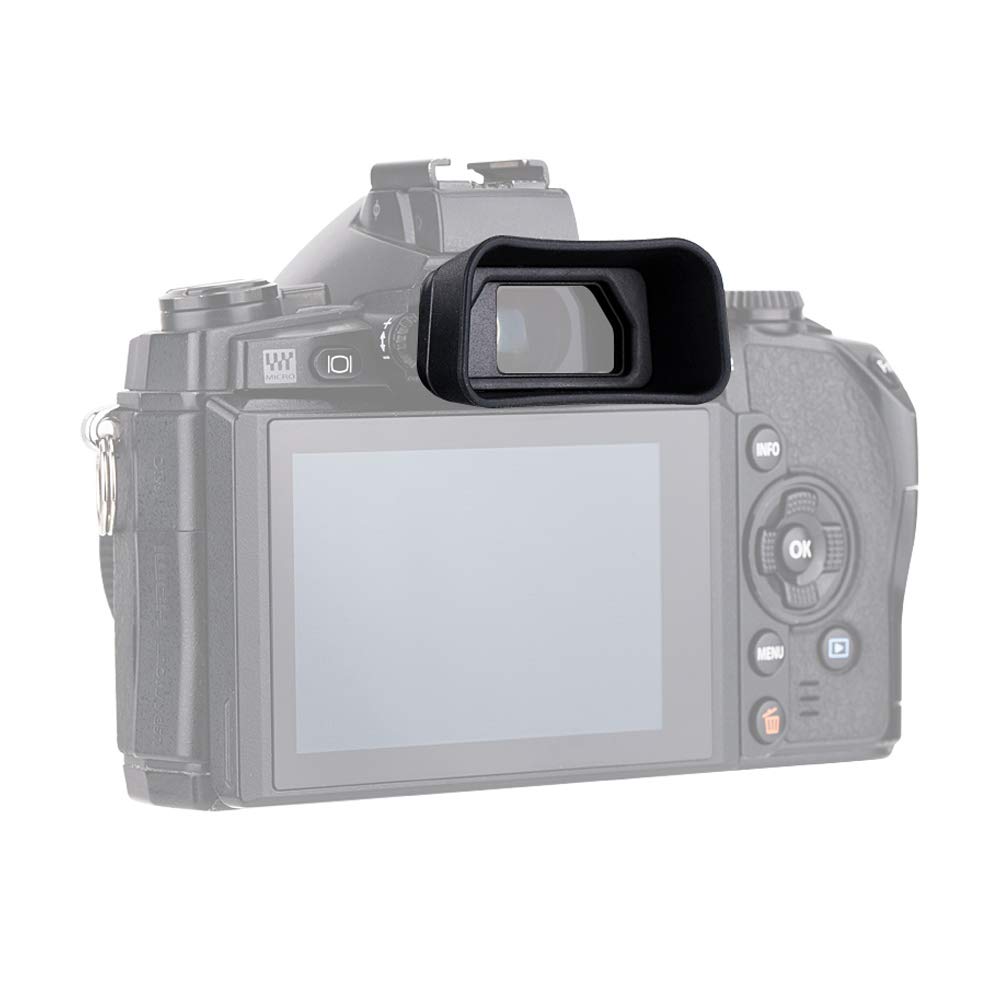 Extended-Type Long Soft Silicone Eyepiece for Olympus OM-D E-M1, E-M1 Mark II, E-M1 Mark III Replaces Olympus EP-12, EP-13 — image 1