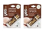 Yes to Coconut Naturally Smooth Lip Balm (Pack of 2)