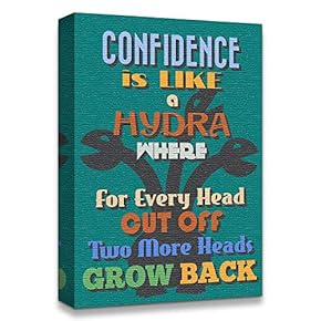 Canvas Wall Art Inspirational Words for Office Painting Artwork for Home Prints Framed - 12x18 inches
