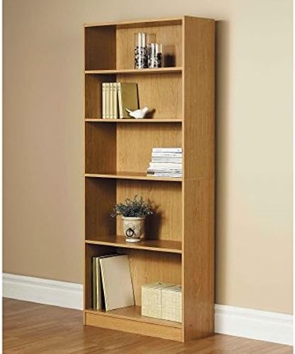 Orion Wide 5-Shelf Bookcase (Other)