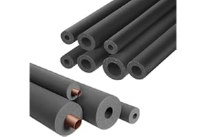 LANBEAUTIFY Pipe Insulation Foam Tube - 1-1/2" Foam Tubing for AC Unit, Guitar Stands, Exercise Machine Handle and Roof Rack (1-1/2"ID X 3/8" TK)