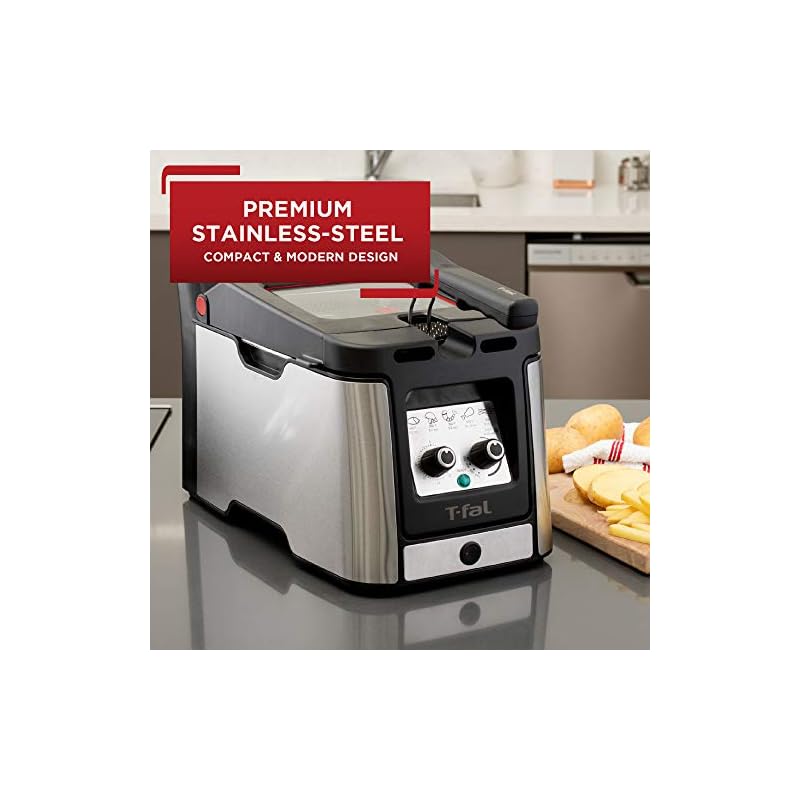 TFal Deep Fryer, Friteuse, Odorless Deep Fryer, Reduced Smoke and