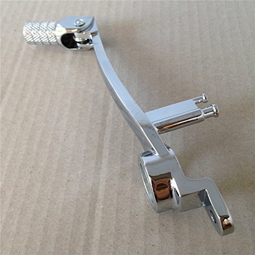 HTT Motorcycle Chrome Foldable Rear Brake Pedal Foot Lever For 2006-2014 Suzuki GSXR 600 750 /2005-2015 Suzuki GSXR 1000