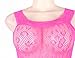 Vivilover Womens Lingerie Curvy Lines Pattern Plus Size Fishnet Bodystocking Black