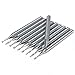 10pcs 2 Flute End Mill Cutter 1mm Cutting Edge Diameter Cemented Carbide Lathe Cutter CNC Bit Tool