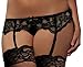 Seven 'til Midnight Women's All Lace Garter Belt Plus