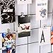 Kaforise Wire Wall Gird Panel, Frameless Inspirational Quotes Photo Artwork Display, 4 Nails, Size 31.5