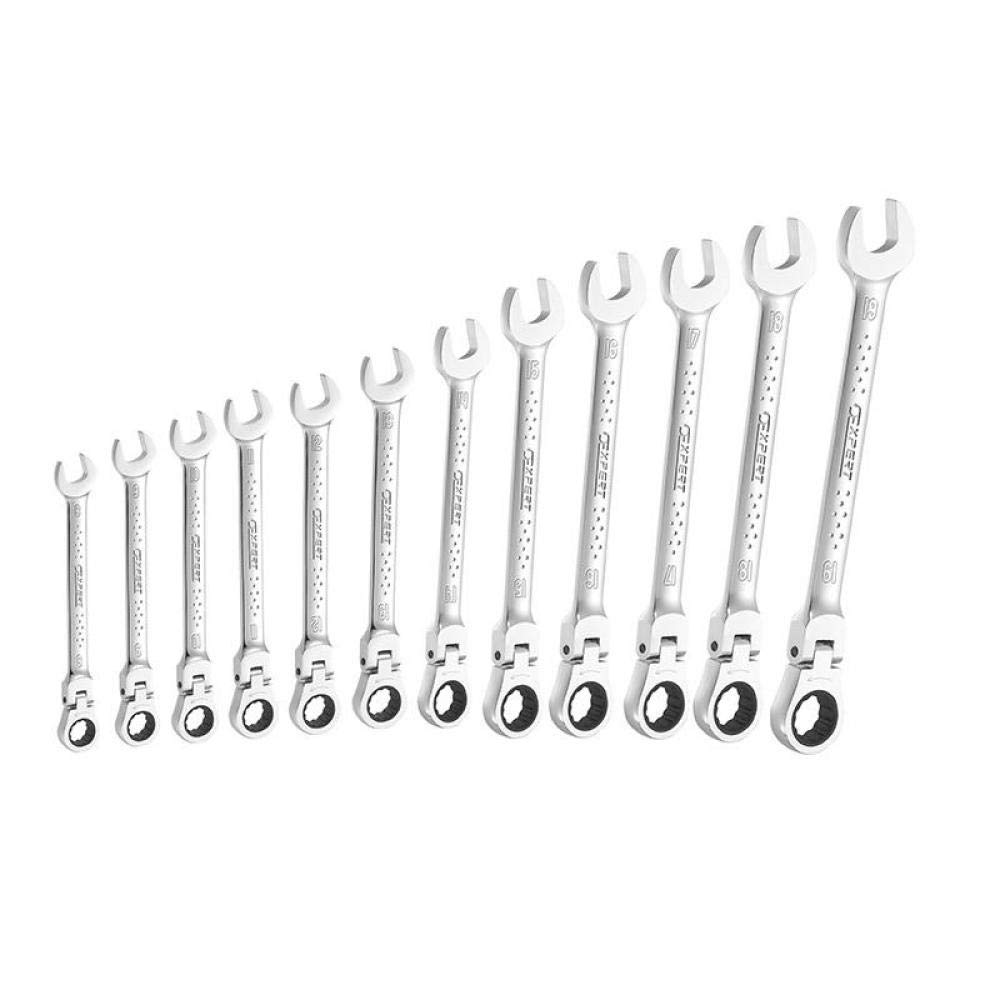 Britool E111102B Rapid Ratchet Flexible Head Spanner Set (12 Pieces)
