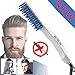 Beard Straightener Comb, Hair Straightening Brush Multifunctional Curly Straighten Hair Combs for Men, Quick Styling Electric Hot Comb for Travel & Mens Stocking Stuffers