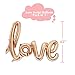 Sharlity Rose Gold Love Balloon Set - Engagement Diamond Ring Balloon Romantic Wedding Bridal Anniversary Party Decoration