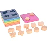 Rainbow Wooden Shape Stacker