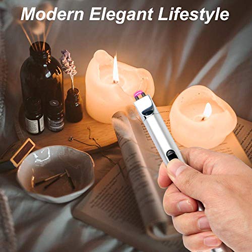REIDEA Candle Lighter, Electric Arc Lighter with Safe Protector Button