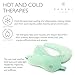 Microwavable Neck Heating Pad with Aromatherapy - Soothing Hot or Cold Therapy Wrap for Neck & Shoulder Pain, Stress Relief, Headache & Migraine Tension - Relaxing Lavender - Now with Free Eye Pillow