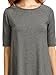 ROMWE Women's Short Sleeve Casual Loose Fit T-Shirt Tunic Dress Swing Dress Grey S