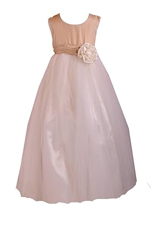 full length flower girl dresses uk
