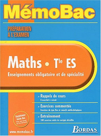 Maths, Tle ES