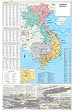 Vietnam Conflict War Poster Map - Laminated