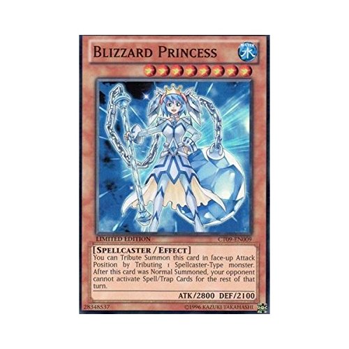 Yu-Gi-Oh! - Blizzard Princess (CT09-EN009) - 2012 Collectors Tins - Limited Edition - Super Rare