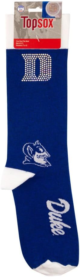 Duke Blue Devils Bling Licensed & Made in the USA Socks
