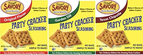 Savory Saltine Seasoning, 1.4 Ounce, Sampler Set, 3 Flavors, 3 Pack - Thumbnail 2