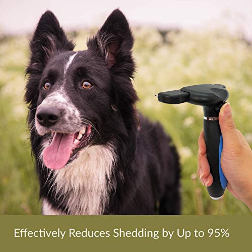 Pet Craft Supply Self-Cleaning Pet Grooming Hair Deshedding Brush Tool for Small Dogs and Cats with Short to Long Hair, Large - Thumbnail 4