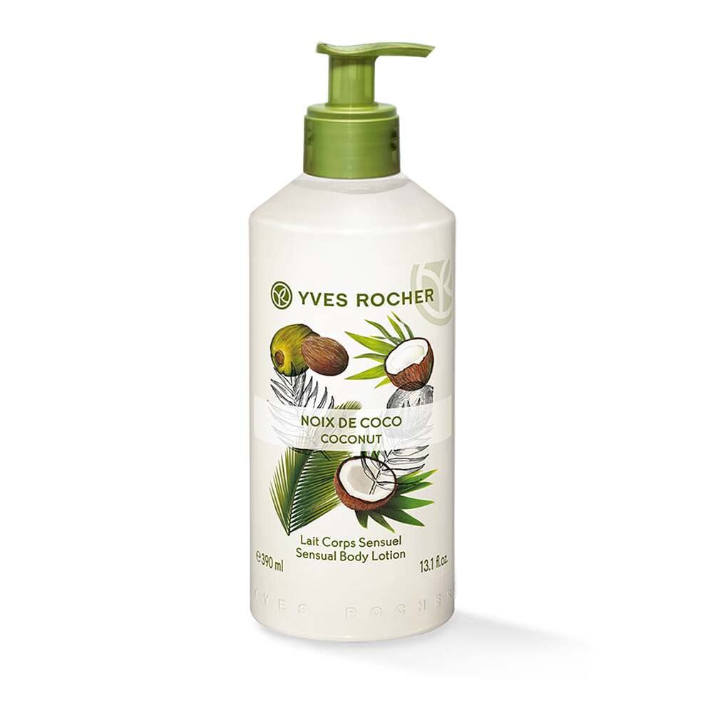 YVES ROCHER Sensual Body Lotion 13.1 Oz (Coconut)
