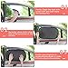Zacro Car Sunshade for Side and Rear Window (4 Packs) - Car Sunshade Protector - Blocks Over 99% of Harmful UV Ray, Easy to Install, Protect Your Kids in The Back seat from Sun Glare and Heat (M)